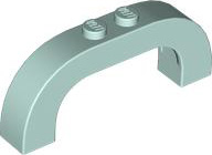 Brick Arch 1 x 6 x 2 Curved Top in Aqua