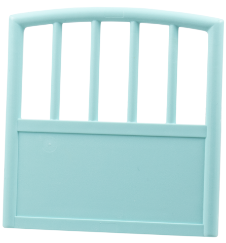 Scala, Baby Crib Footboard 1 x 7 x 6 in Aqua