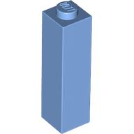 Brick 1 x 1 x 3 in Medium Blue