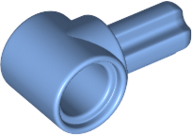 Technic Pin Connector Hub with 1 Axle in Medium Blue
