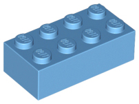 Brick 2 x 4 in Medium Blue