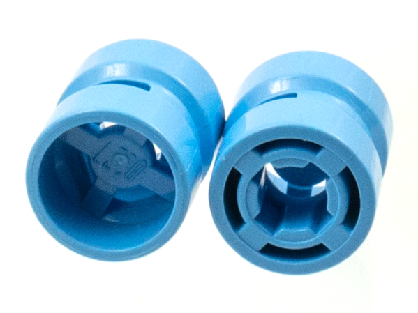Wheel 8 x 9 with Hole Notched for Wheels Holder Pin in Medium Blue