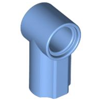 Technic Axle and Pin Connector Angled #1 in Medium Blue