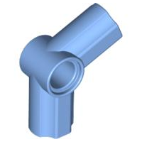 Technic Axle and Pin Connector Angled #5 - 112.5° in Medium Blue