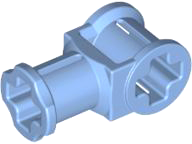 Technic Axle Connector with Axle Hole in Medium Blue