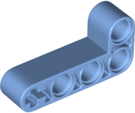 Technic Beam 2 x 4 L-Shape Thick in Medium Blue