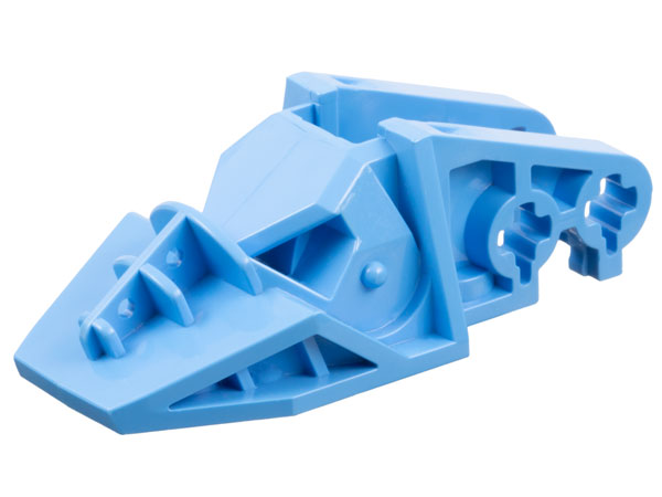 Technic Block 3 x 6 x 1 & 2/3 in Medium Blue