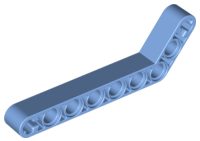 Technic Beam 1 x 9 Bent (7 - 3) Thick in Medium Blue
