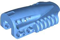 Technic Block 3 x 5 x 1 2/3 in Medium Blue