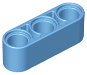 Technic Beam 1 x 3 Thick in Medium Blue
