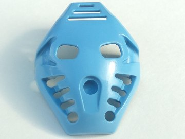 Large Figure Mask Pakari in Medium Blue