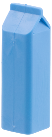 Belville / Scala, Food, Milk Carton in Medium Blue