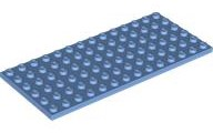 Plate 6 x 14 in Medium Blue