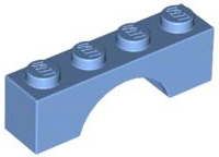 Brick Arch 1 x 4 in Medium Blue