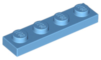 Plate 1 x 4 in Medium Blue