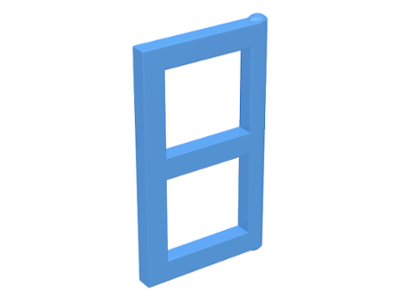 Window 1 x 2 x 3 Pane in Medium Blue