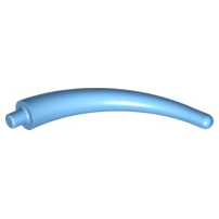 Animal Body Part / Plant, Tail / Claw / Horn / Branch / Tentacle, End Section in Medium Blue