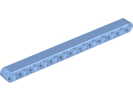 Technic Beam 1 x 13 Thick in Medium Blue
