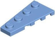 Wedge Plate 4 x 2 Left in Medium Blue