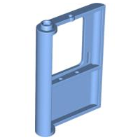 Door 1 x 4 x 5 Train Right in Medium Blue