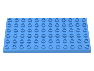 Duplo Plate 6 x 12 in Medium Blue