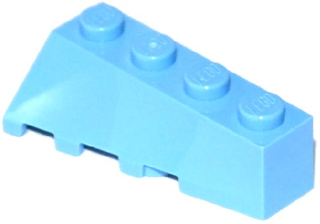 Brick Wedged, Sloped 45° 4 x 2 Right in Medium Blue