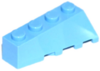 Brick Wedged, Sloped 45° 4 x 2 Left in Medium Blue