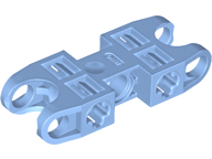 Technic Axle and Pin Connector 2 x 5 with Two Ball Joint Sockets in Medium Blue