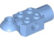 Technic Brick Special 2 x 2 with Pin Hole, Rotation Joint Ball Half [Horizontal Top], Rotation Joint Socket in Medium Blue