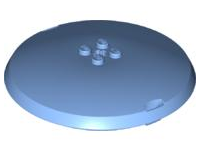 Pod, Top Cap 9 x 9 x 1 1/3 X-Pod in Medium Blue