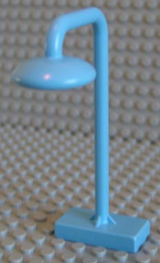 Duplo Shower Head on Stand in Medium Blue