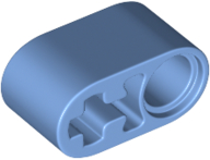 Technic Beam 1 x 2 Thick with Pin Hole and Axle Hole in Medium Blue