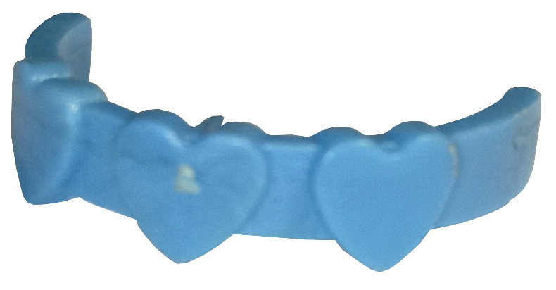 Belville, Equipment, Hair Band with Hearts in Medium Blue