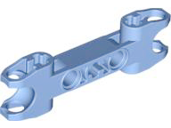 Technic Axle and Pin Connector 2 x 7 with Two Ball Joint Sockets, Squared Ends and Axle Hole in Center in Medium Blue