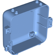 Pod, Square 3 x 8 x 6 2/3 [Female] in Medium Blue
