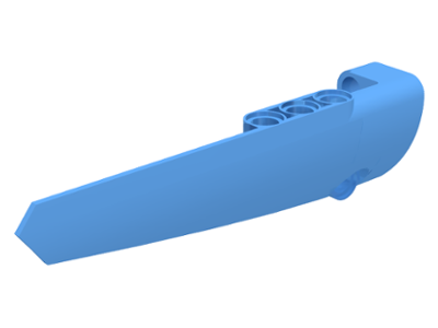 Technic Panel Fairing #5 Long Smooth, Side A in Medium Blue