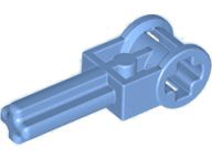 Technic Axle 1.5 with Perpendicular Axle Connector (Technic Pole Reverser Handle) in Medium Blue