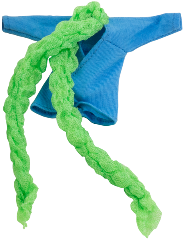 Scala, Jacket with Long Scarf in Medium Blue