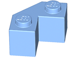 Brick Wedged 2 x 2 Facet in Medium Blue