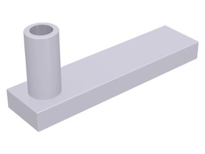 Fence Gate 1 x 4 x 2 Base in Light Violet