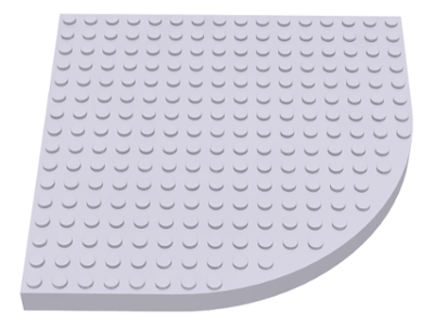 Brick Round Corner 16 x 16 in Light Violet