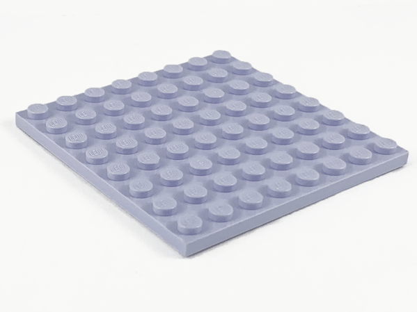 Plate 8 x 8 in Light Violet