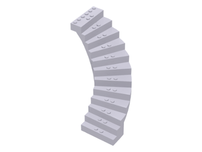 Stairs 13 x 13 x 12 Curved Open in Light Violet