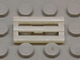 Tile Special 1 x 2 Grille with Bottom Groove in Glow In Dark Opaque