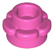 Plant, Flower, Plate Round 1 x 1 with 5 Petals in Dark Pink