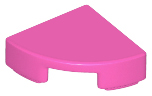 Tile Round 1 x 1 Quarter in Dark Pink