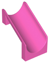 Slide Straight 4 x 6 x 6 in Dark Pink