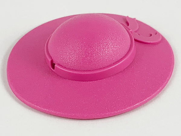 Belville, Headwear, Hat, Woman's Wide Brim in Dark Pink