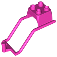 Duplo Horse Harness in Dark Pink