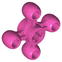 Technic Knob Wheel in Dark Pink
